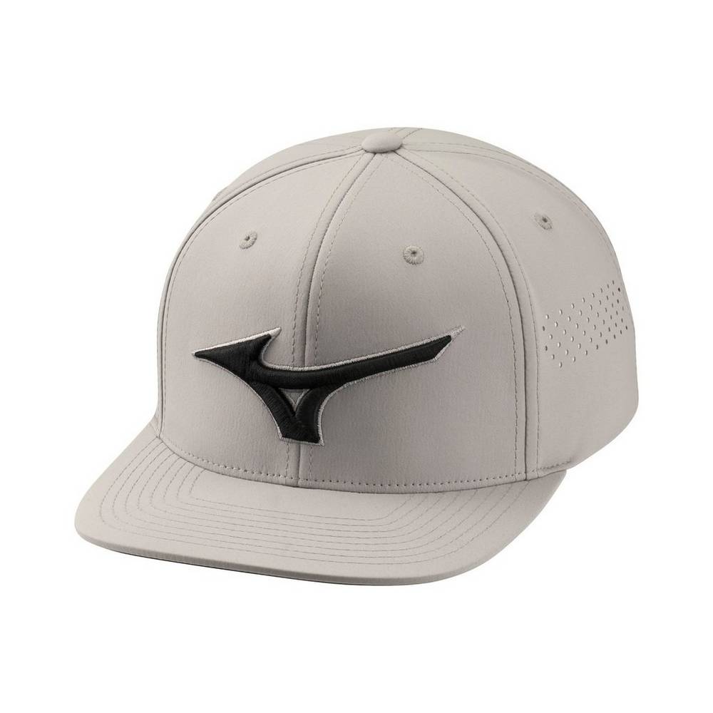 Chapéu Mizuno Tour Flat Snapback - Homem - Cinzentas - FAZBJ4739